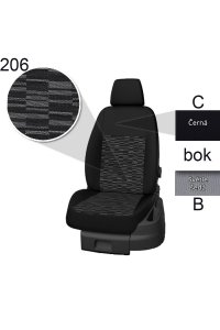 autopotahy Škoda Roomster Premium 206