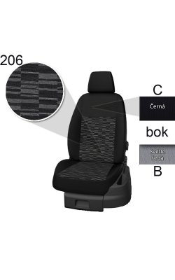 autopotahy Škoda Roomster Premium 206