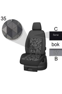 autopotahy VW LT 2místa od 2/2017 Premium 35