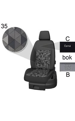 autopotahy Toyota Proace 8 míst od roku 8/2016 Premium 35