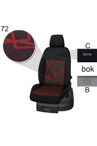 autopotahy VW LT 2místa od 2/2017 Premium 72